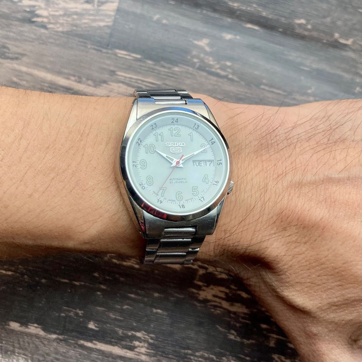 動作品】セイコー 5 SEIKO ファイブ 腕時計 2008年 自動巻き 動作品】セイコー 5 SEIKO ファイブ 腕時計 2008年 自動巻き