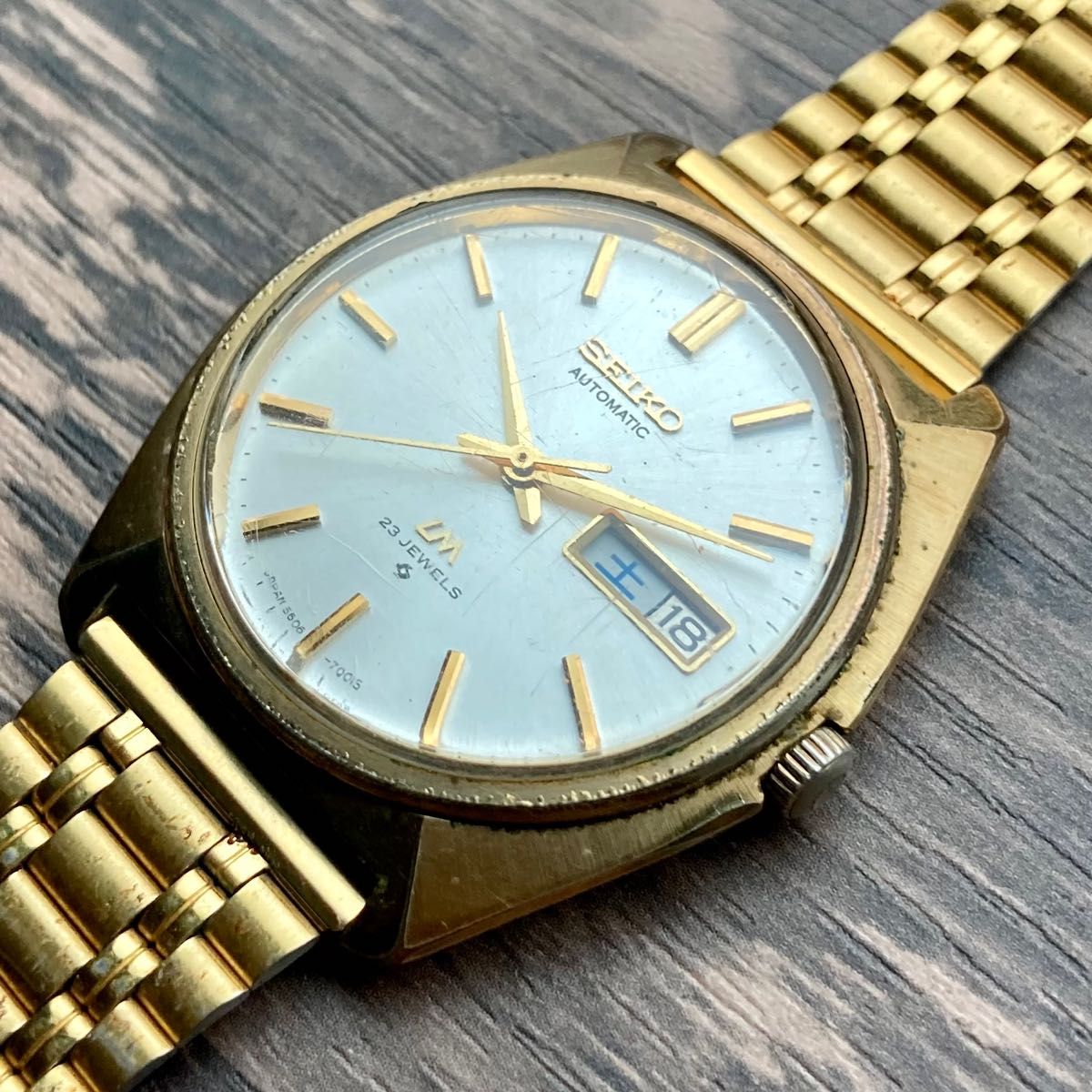 動作品】セイコー ロードマチック 腕時計 1970年代頃 自動巻き 動作品】セイコー ロードマチック 腕時計 1970年代頃 自動巻き