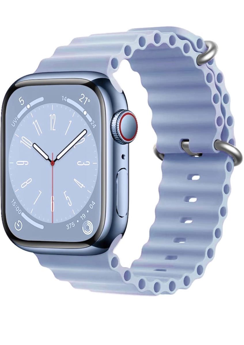 Apple Watch バンド 通気性 耐衝撃 防汗 交換ベルト appleウォッチ Ultraバンド42/44/45/49mm