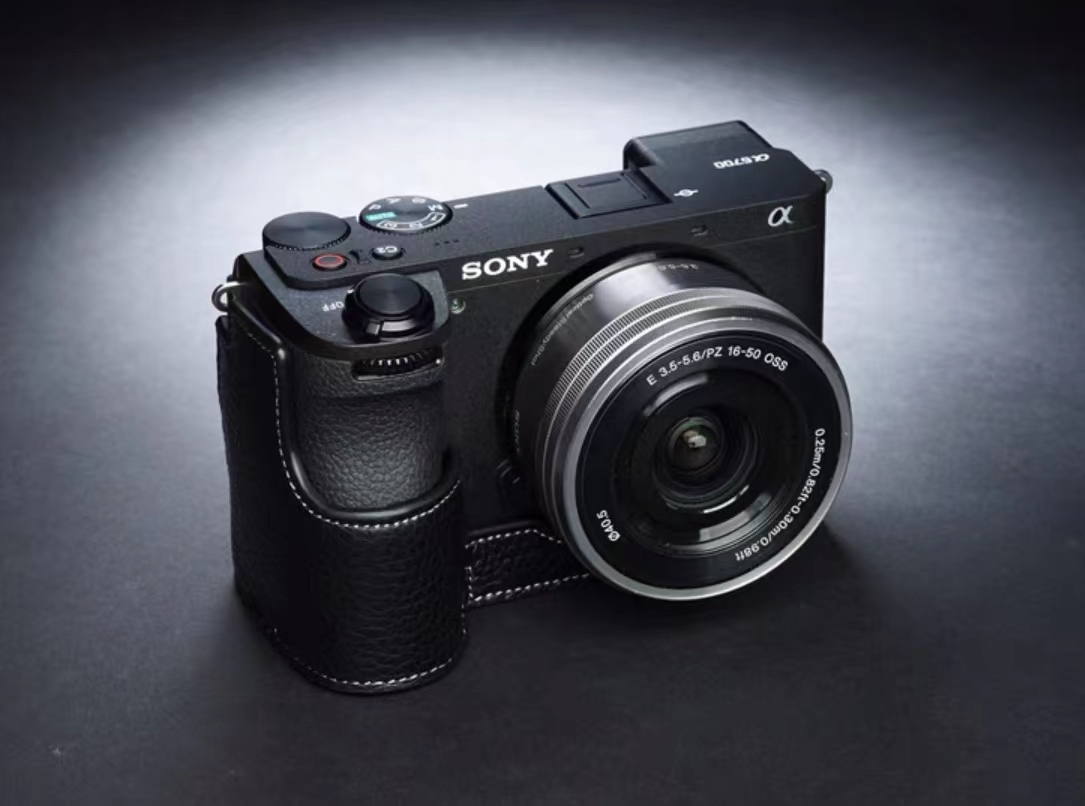 新品 本革 SONY ソニー a6700用 本革カメラケース_画像2