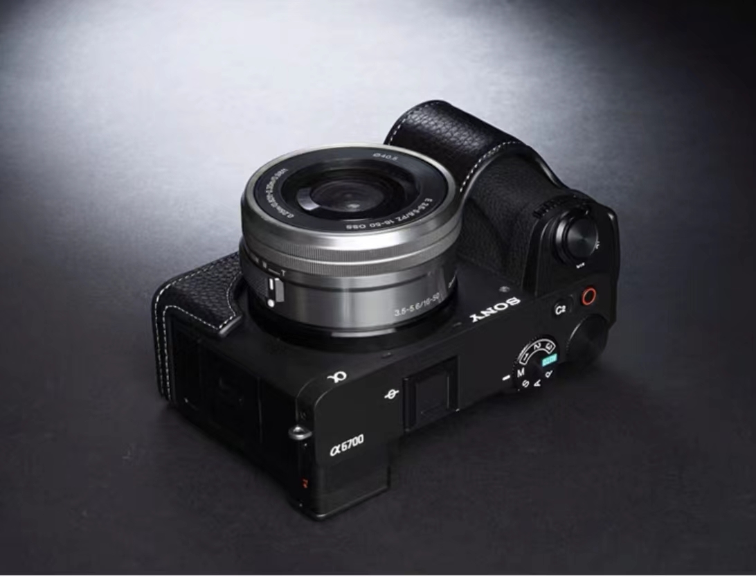新品 本革 SONY ソニー a6700用 本革カメラケース_画像3