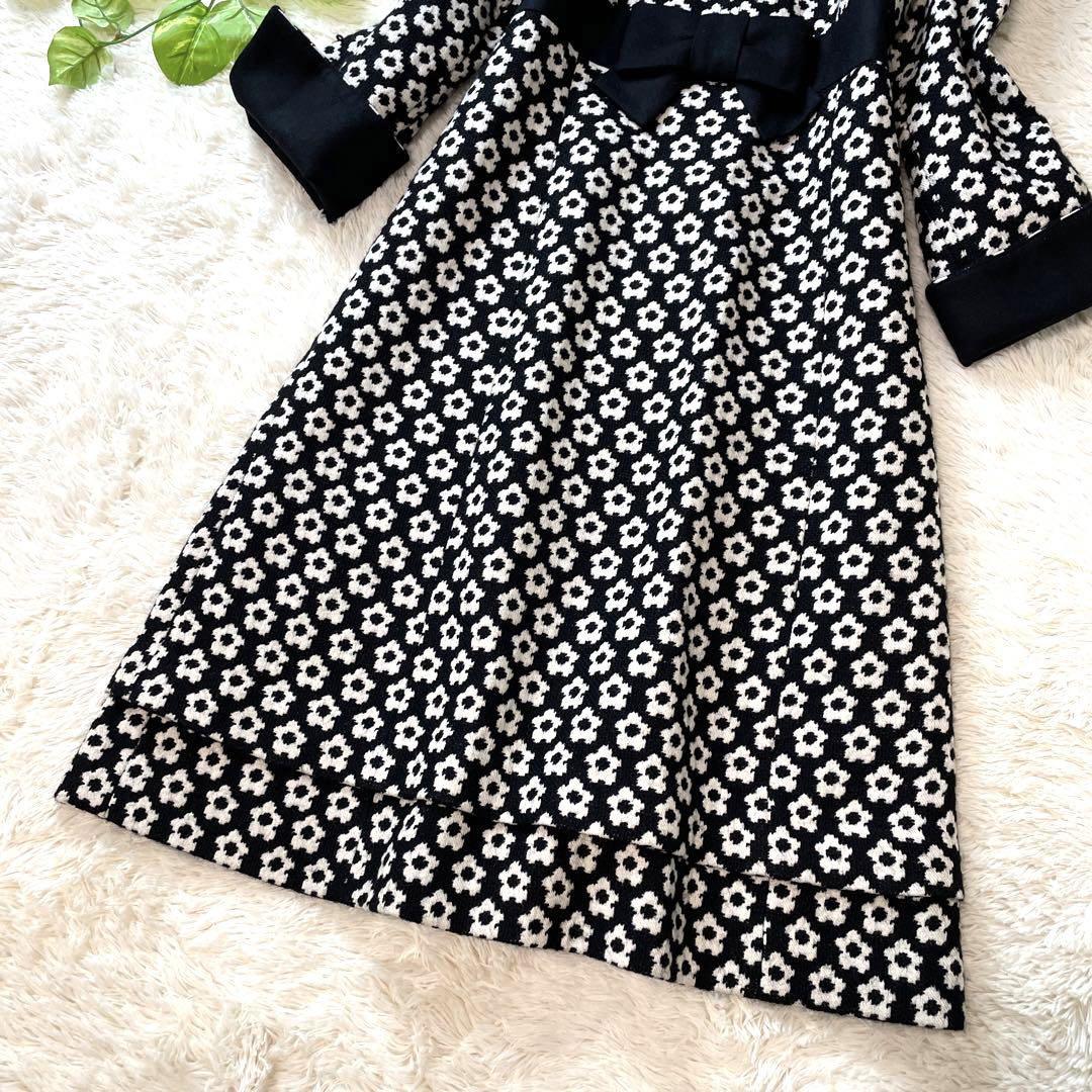 大きいサイズ☆M'S GRACY エムズグレイシー ワンピース 42 XL リボン