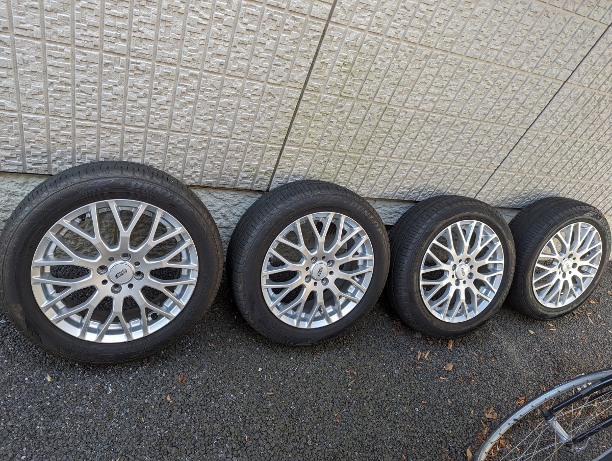 無限XJホイール16インチ バリ山のダンロップ195/55R16 4本セット