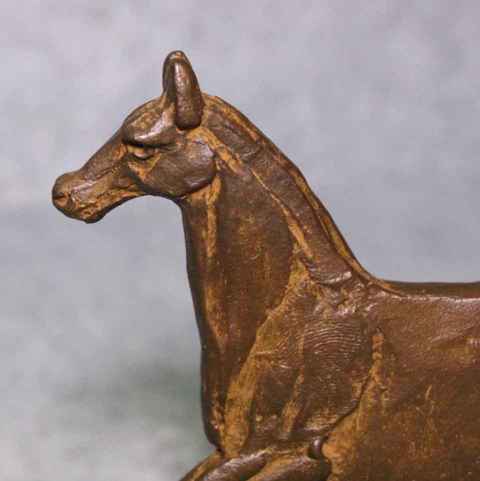 金属工芸●●馬　置物　銅製●在銘　10cm ブロンズ像　ウマ 　bronze horse　文鎮　ペーパーウエイト　銅像_画像5