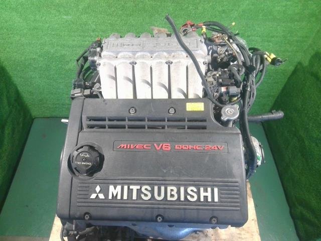 * animation equipped * Mitsubishi FTO GPX DE3A engine 6A12 AT DOHC V6 P/S pump noise * oil leaks therefore O/H assumption * large Palette * gome private person delivery un- possible *