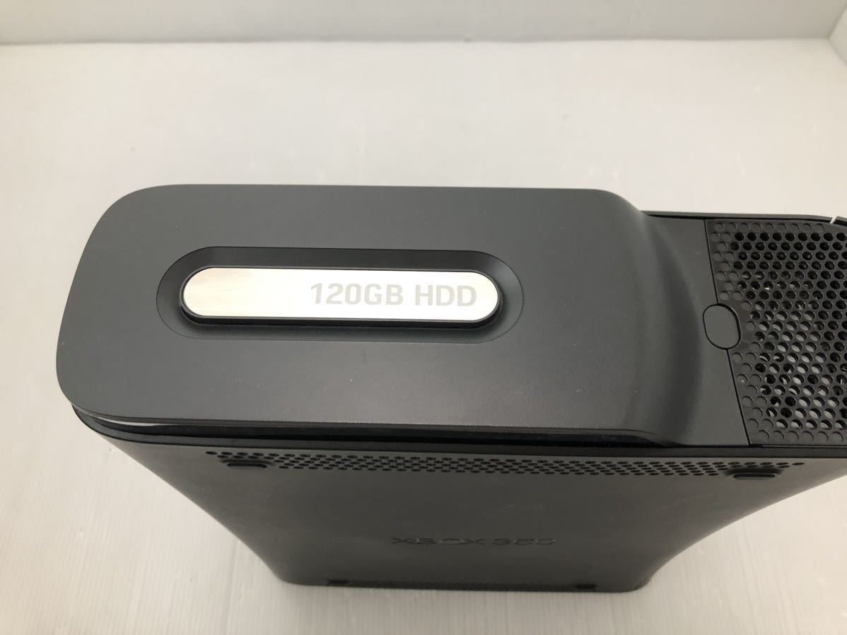 Xbox 360 CONSOLE 本体 ブラック 一式 箱付き【HDD120GB】動作良好