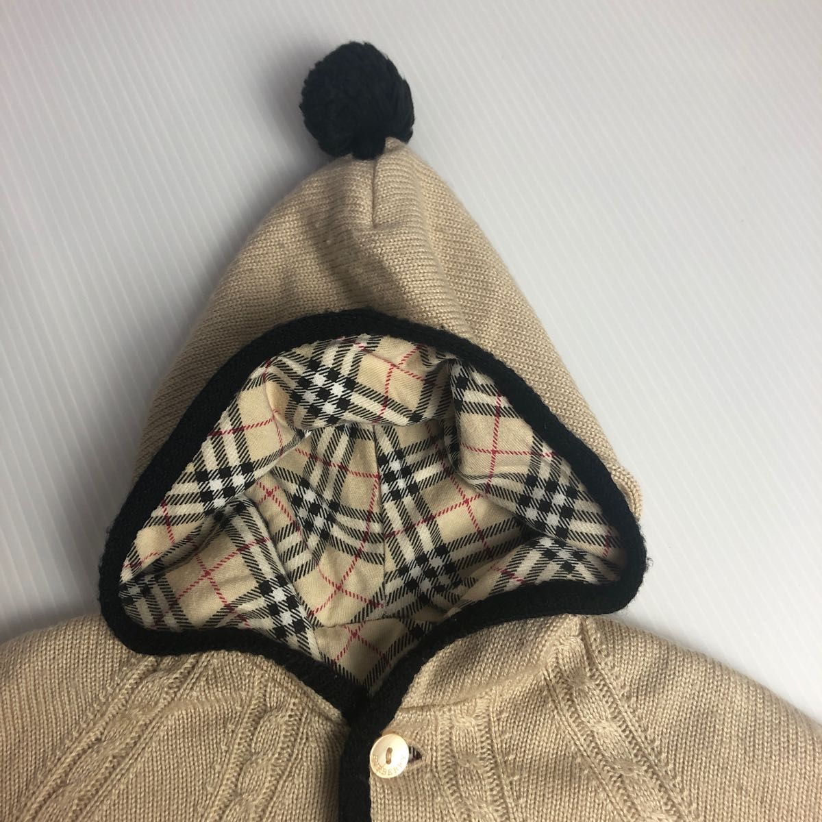 バーバリー ポンチョ リバーシブル ニットポンチョ BURBERRY バーバリー ポンチョ リバーシブル ニットポンチョ BURBERRY
