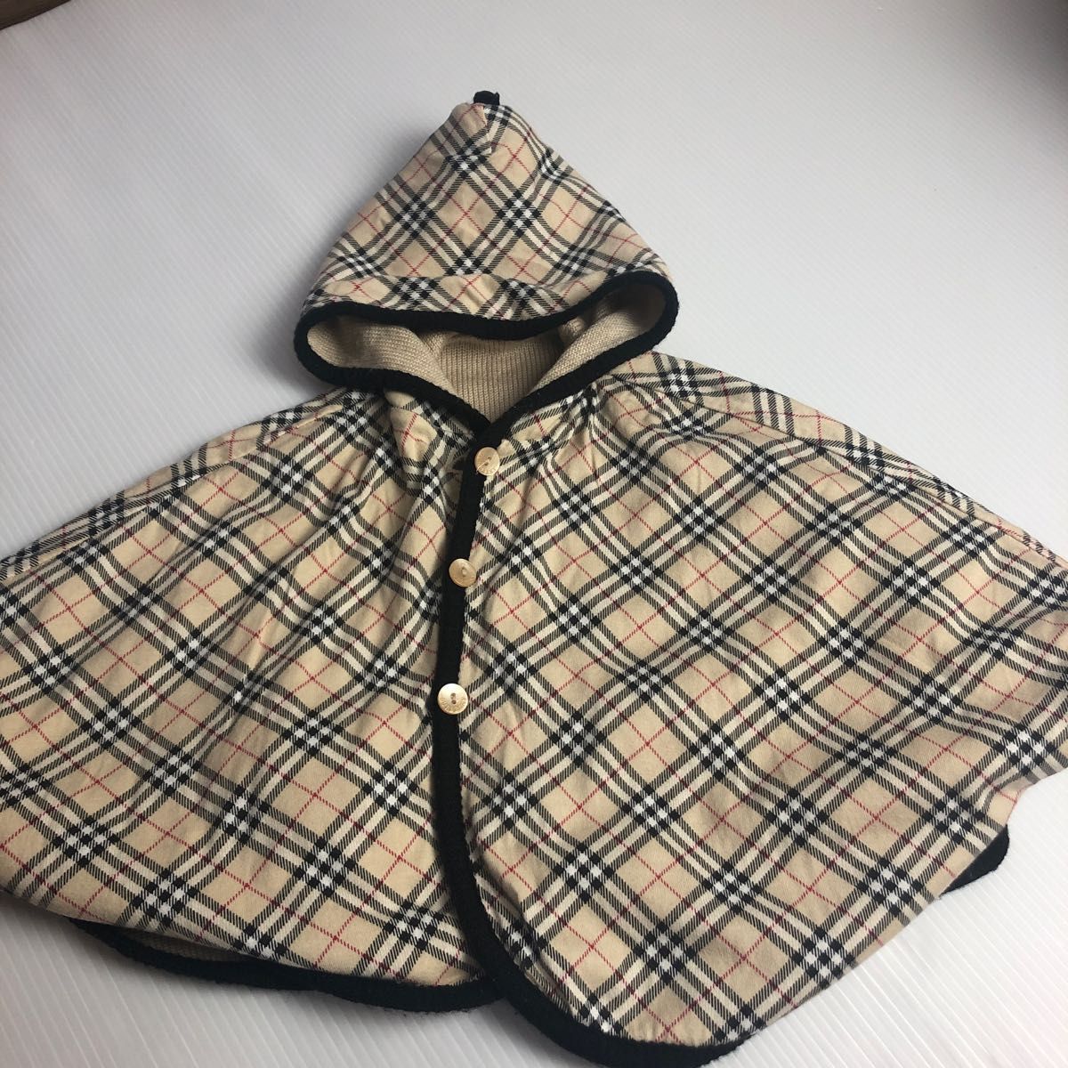 バーバリー ポンチョ リバーシブル ニットポンチョ BURBERRY バーバリー ポンチョ リバーシブル ニットポンチョ BURBERRY
