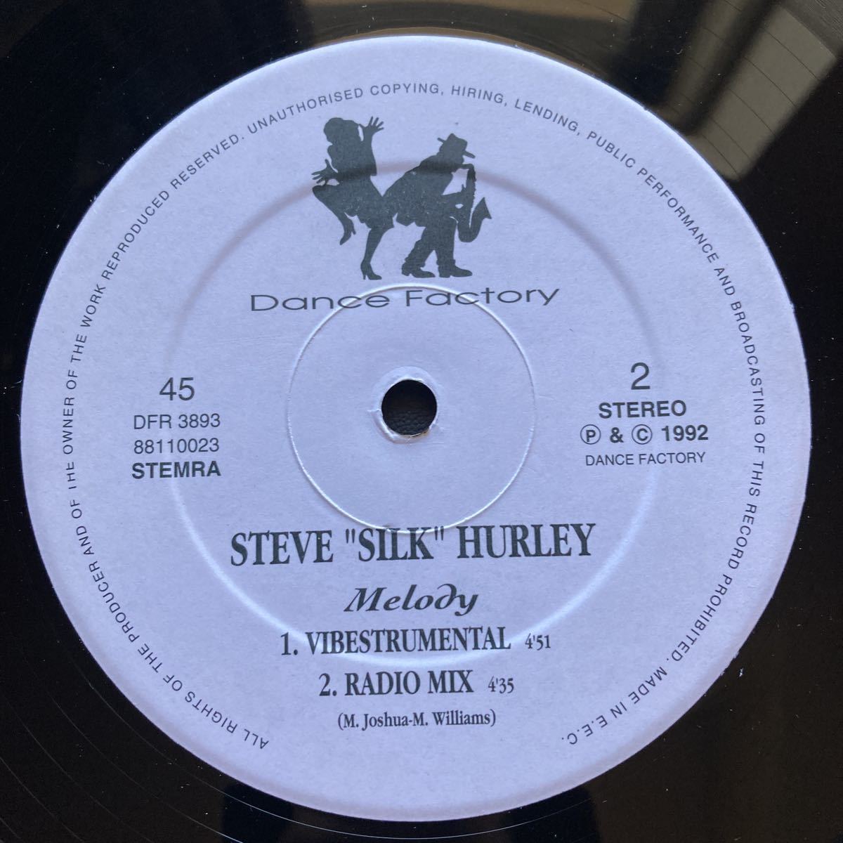 12inch STEVE SILK HURLEY / MELODY_画像8