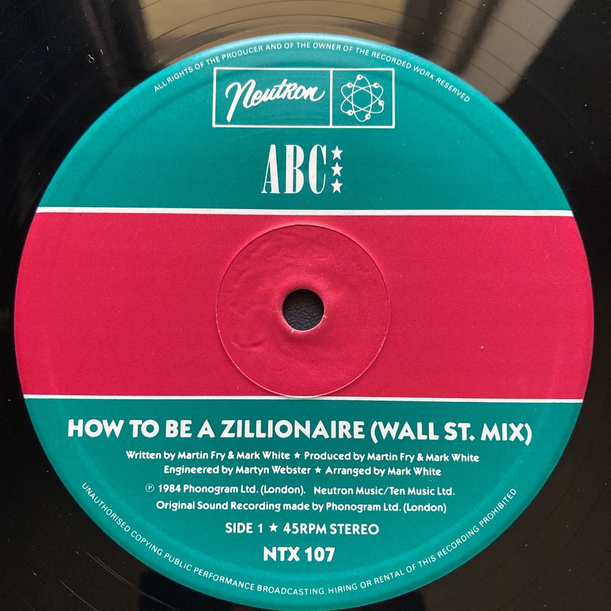 12inch ABC / HOW TO BE A ZILLIONAIRE_画像7