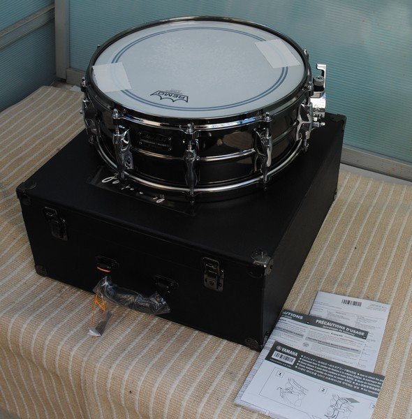 ☆綺麗【 ヤマハ / YAMAHA スネアドラム YSS1455SG Steve Gadd Signature Snare Drum 14×5.5 】専用ハードケース付 N08222_画像1