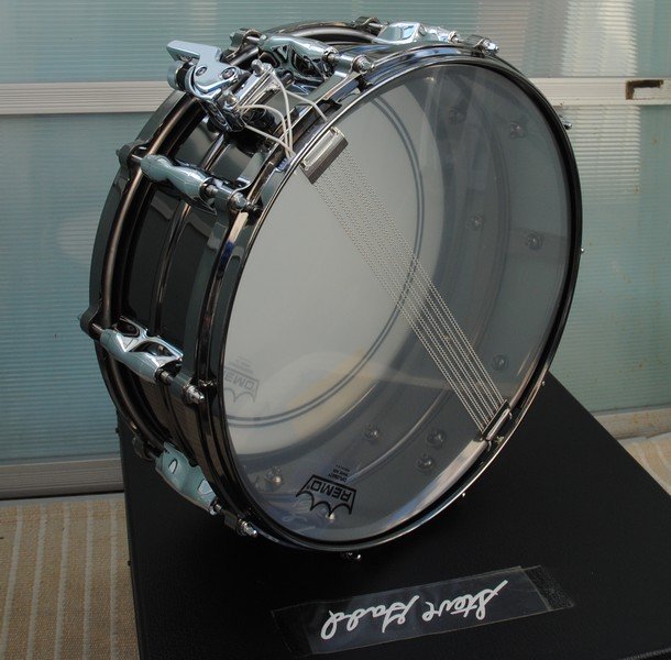 ☆綺麗【 ヤマハ / YAMAHA スネアドラム YSS1455SG Steve Gadd Signature Snare Drum 14×5.5 】専用ハードケース付 N08222_画像6