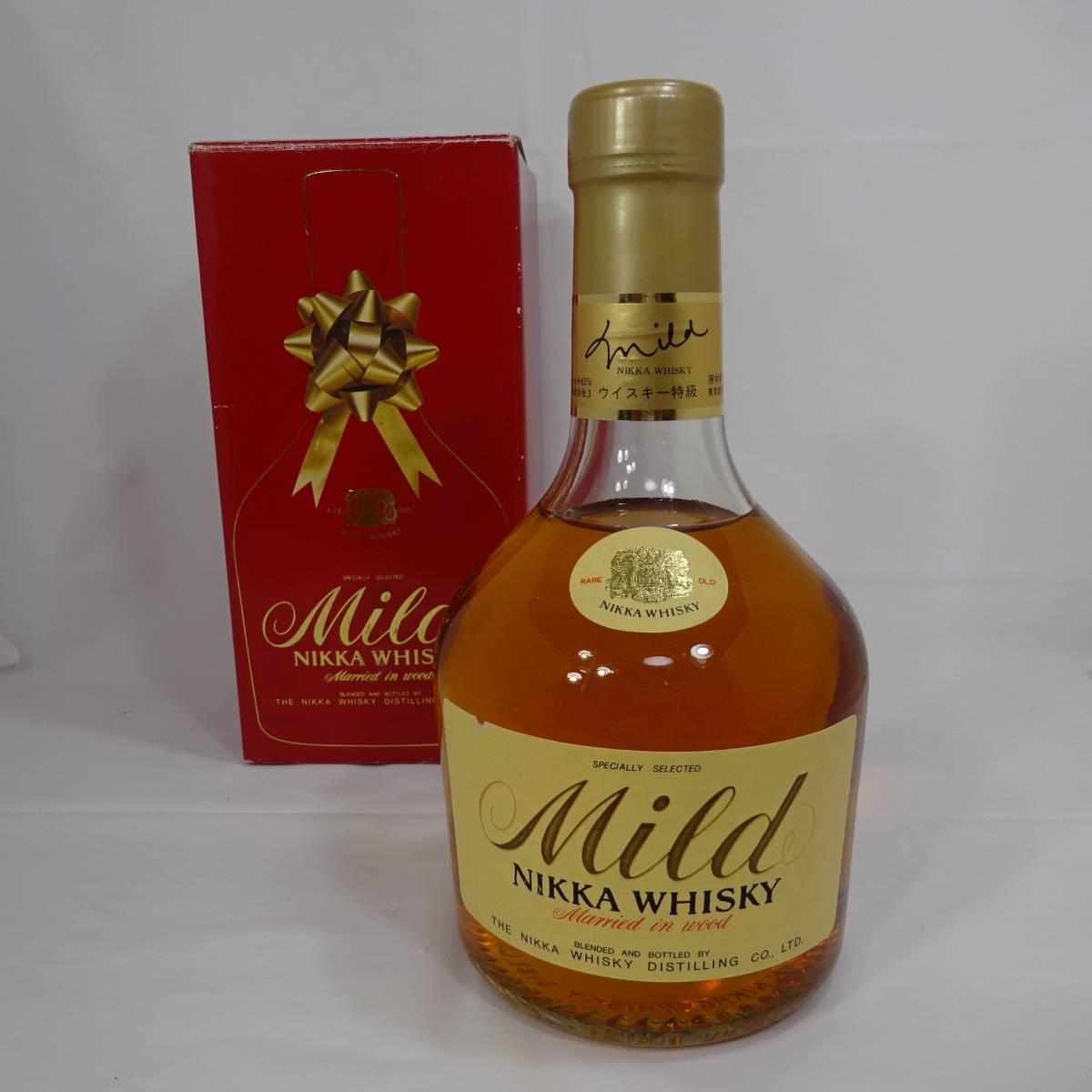 【愛知県限定・未開栓保管品】NIKKA WHISKY MILD ニッカ マイルド ウイスキー 特級 760ml 43% 国産 箱入 未開封 1030B古酒_画像1