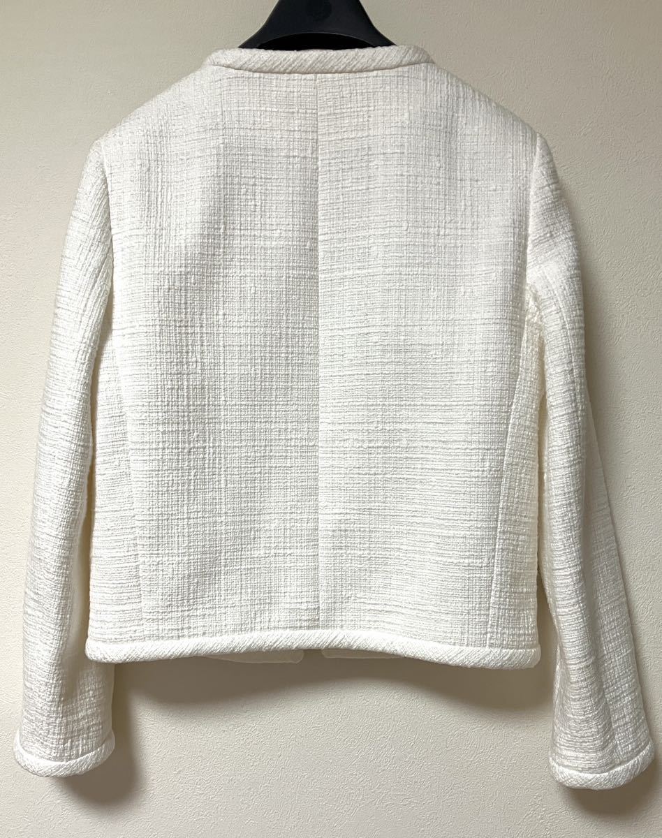theory セオリー 2023年 ツイードノーカラージャケット/サイズ00/新品