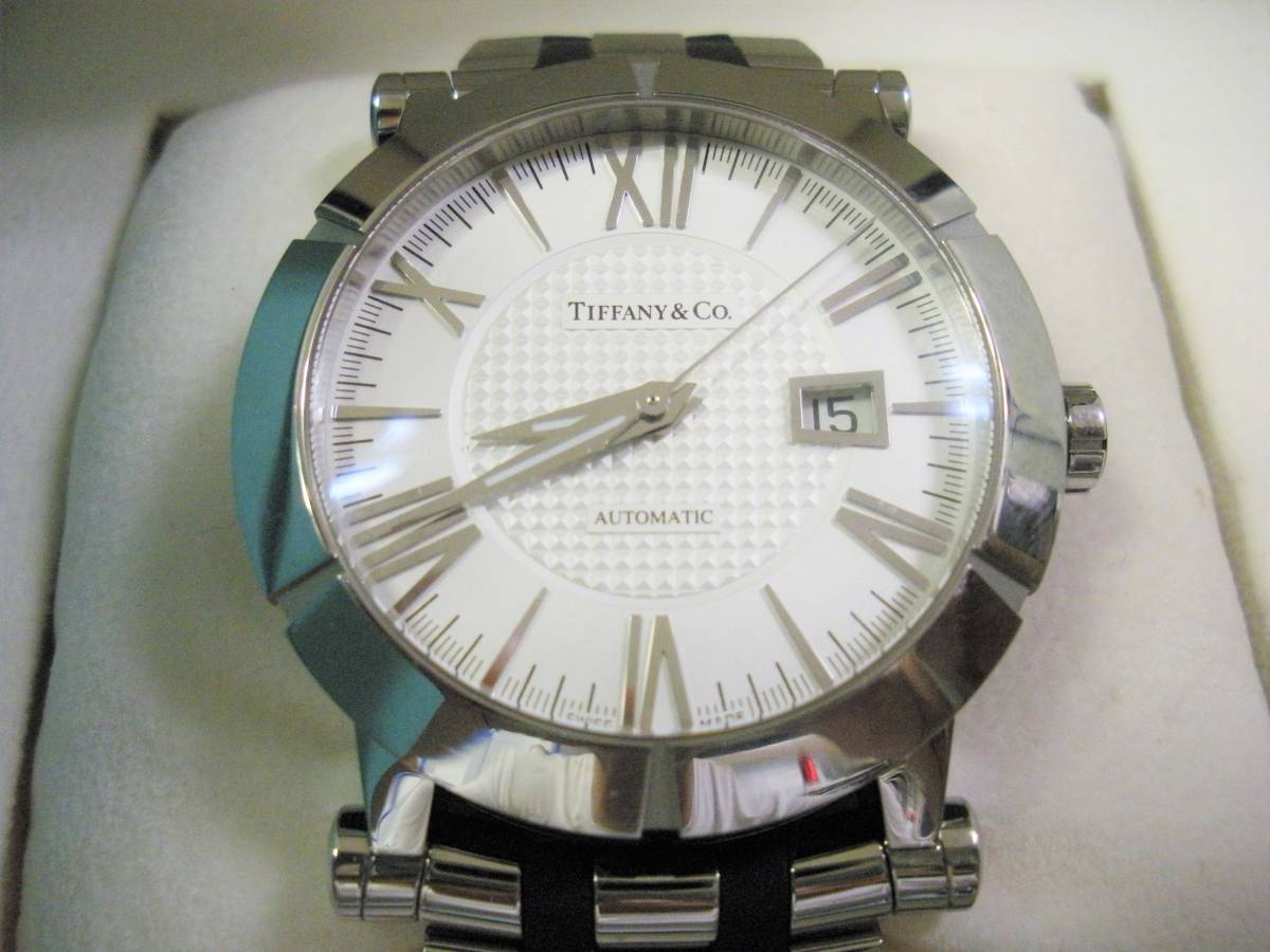  several times. use beautiful goods Tiffany Atlas jento men's self-winding watch *.64.8 ten thousand 