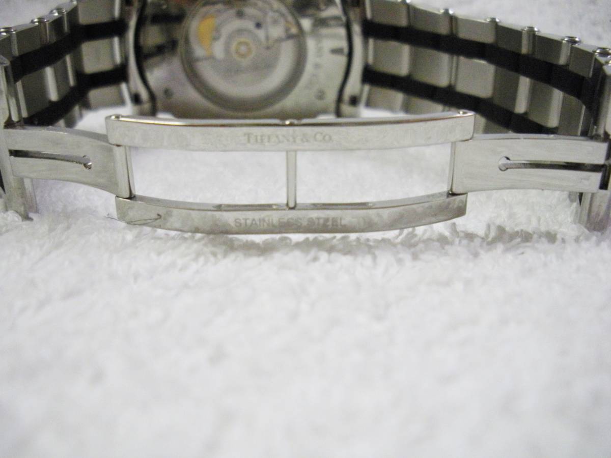  several times. use beautiful goods Tiffany Atlas jento men's self-winding watch *.64.8 ten thousand 