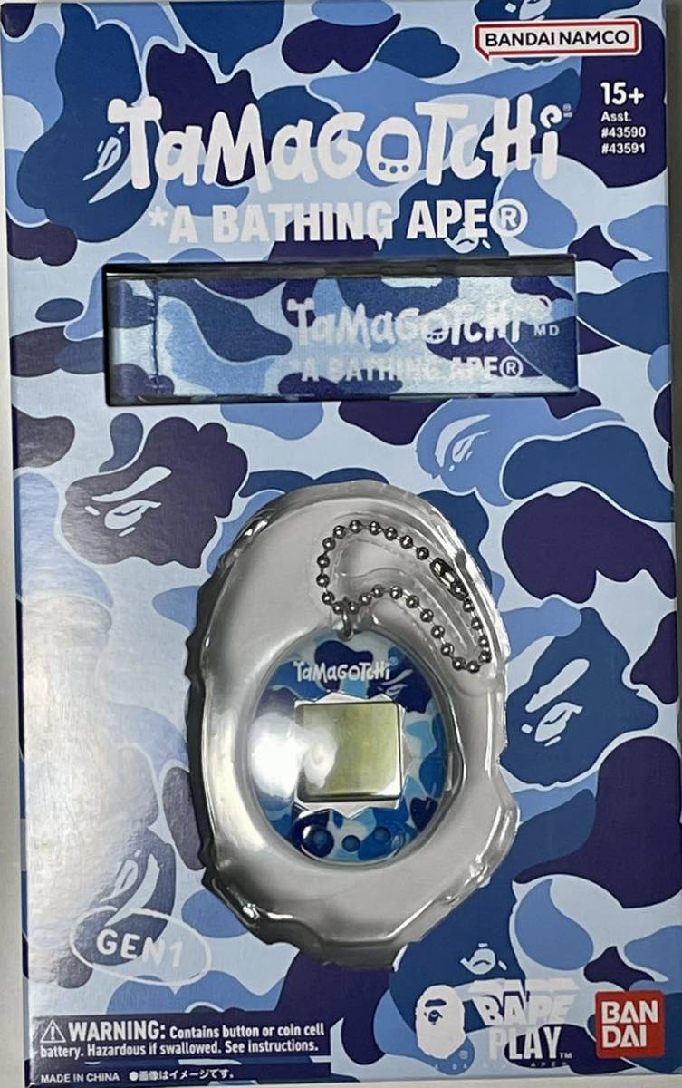 BAPE TAMAGOTCHI ABC CAMO ORIGINAL a bathing ape たまごっち アベイシングエイプ 青 バンダイ　bandai_画像3