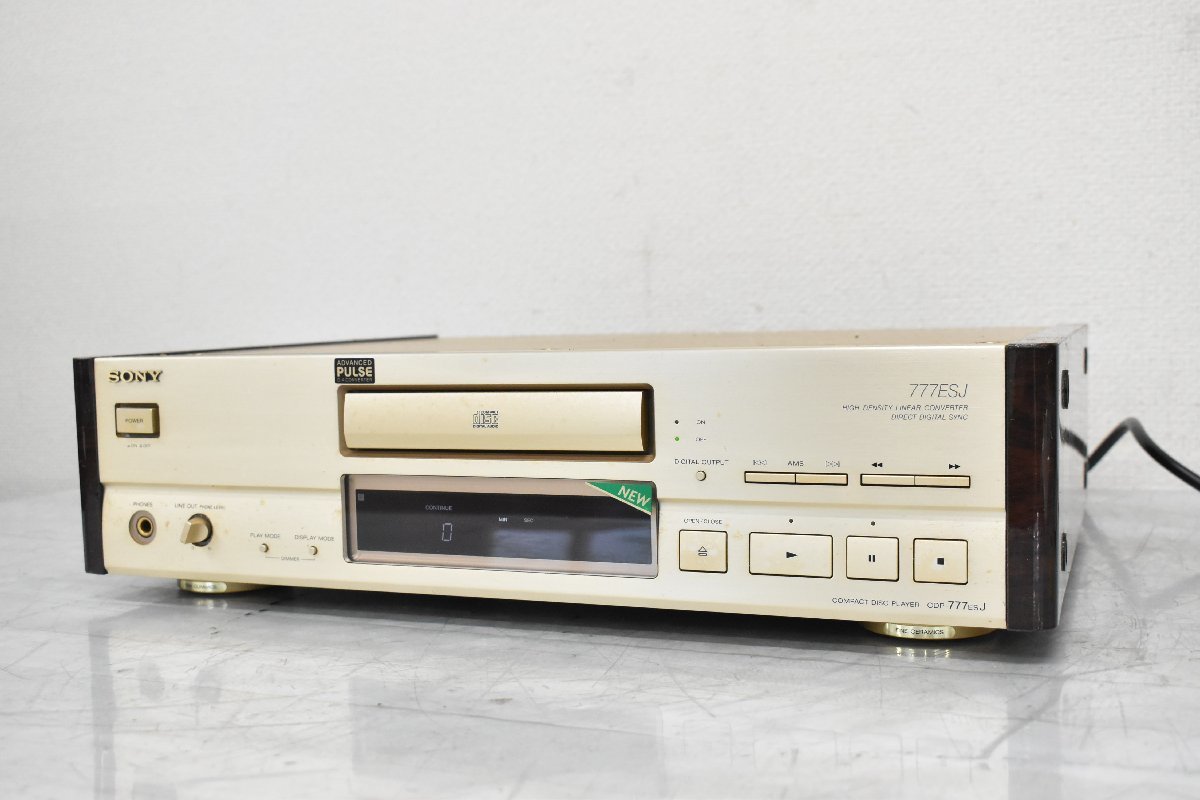 最大80％オフ！ Σ7756 ジャンク SONY ソニー CDデッキ CDP-777ESJ