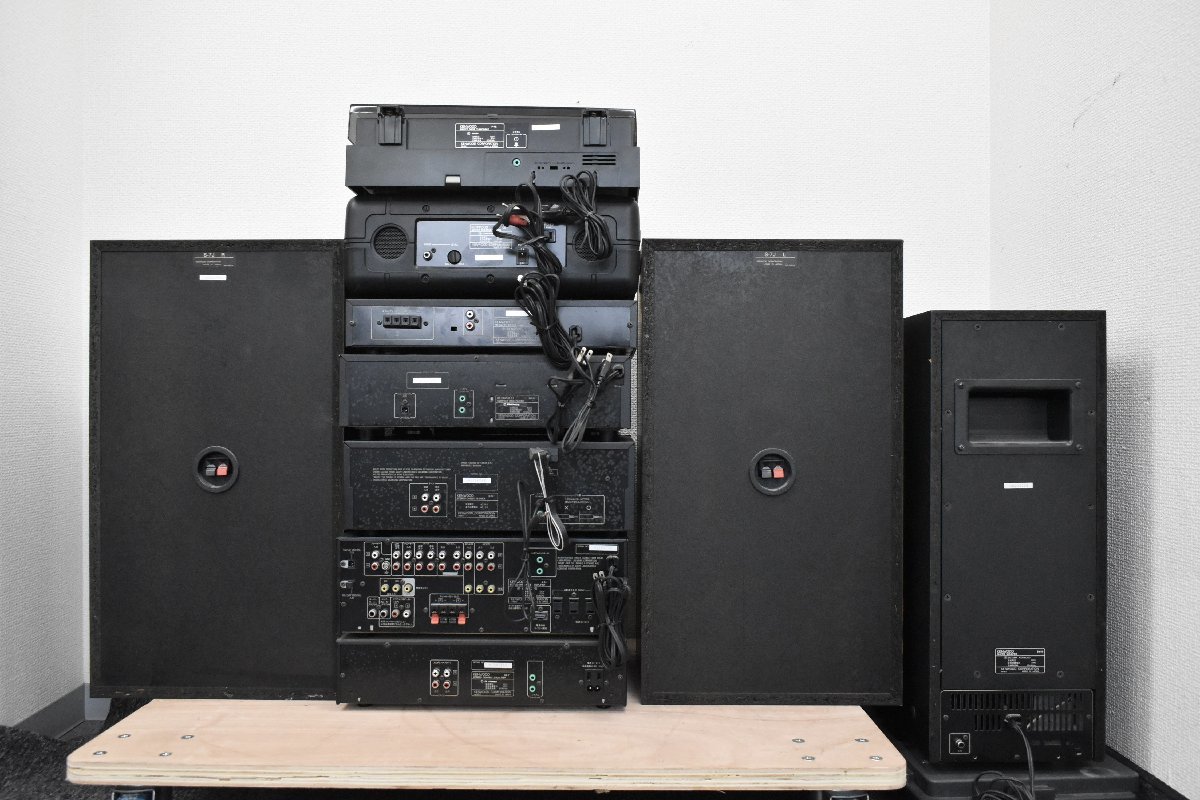 Σ複 8100 現状品 KENWOOD ケンウッド システムコンポ S-7J/P-7E Σ複 8100 現状品 KENWOOD ケンウッド システムコンポ S-7J/P-7E