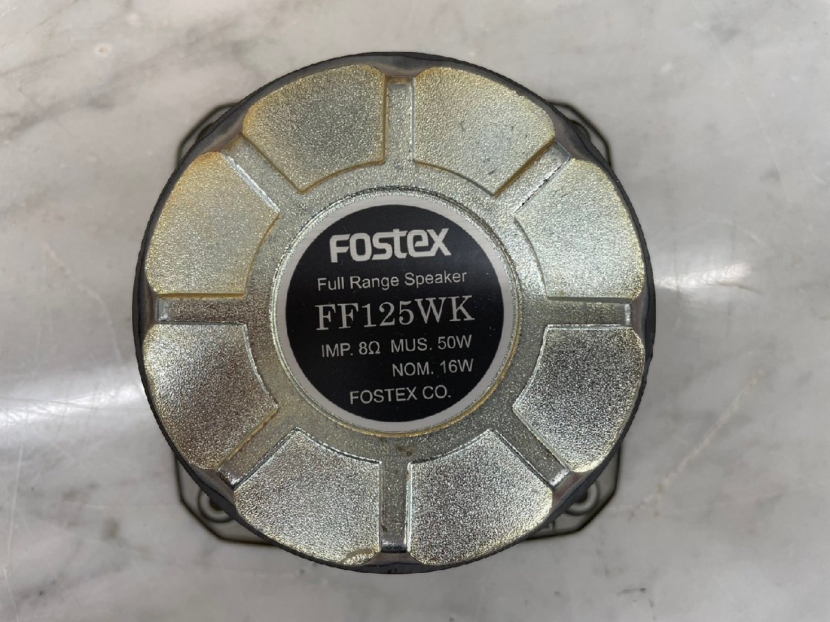 □t117　現状品★FOSTEX　フォステクス　FF125WK　自作スピーカー　バスレフ　ペア_画像9