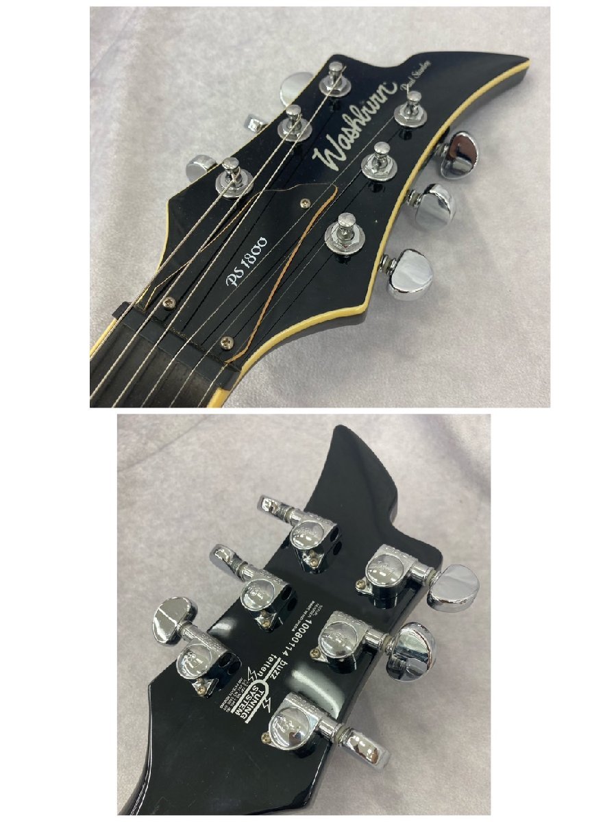 □t18　現状品★Washburn　ワッシュバーン　 PS1800 #10080114　エレキギター　ソフトケース付き_画像7