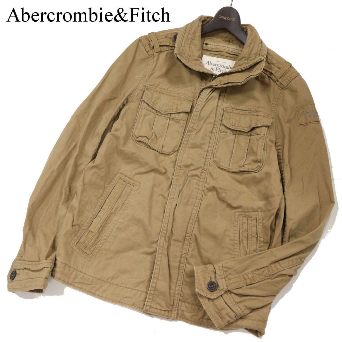 Abercrombie&Fitch アバクロンビー＆フィッチ 【SENTINEL JACKET】USED加工 ミリタリー センチネル ジャケット Sz.M　メンズ　I3T01348_9#O_画像1