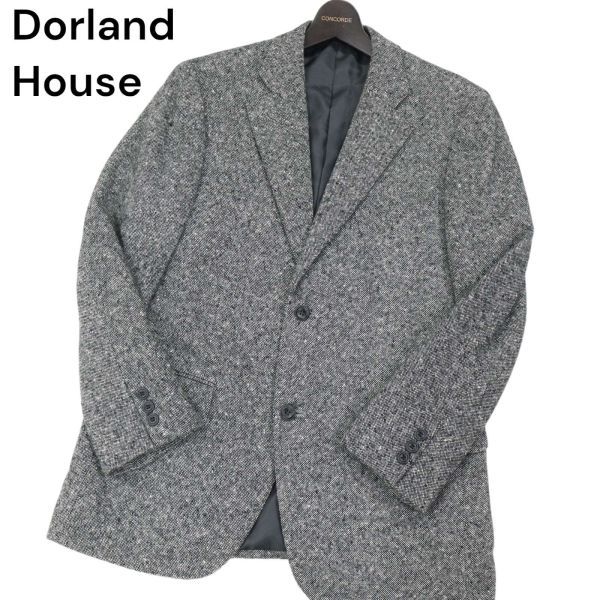 Dorland House ドーランドハウス 三越 秋冬 カシミヤ100%★ テーラード ジャケット Sz.92A5　メンズ　I3T01492_A#N_画像1