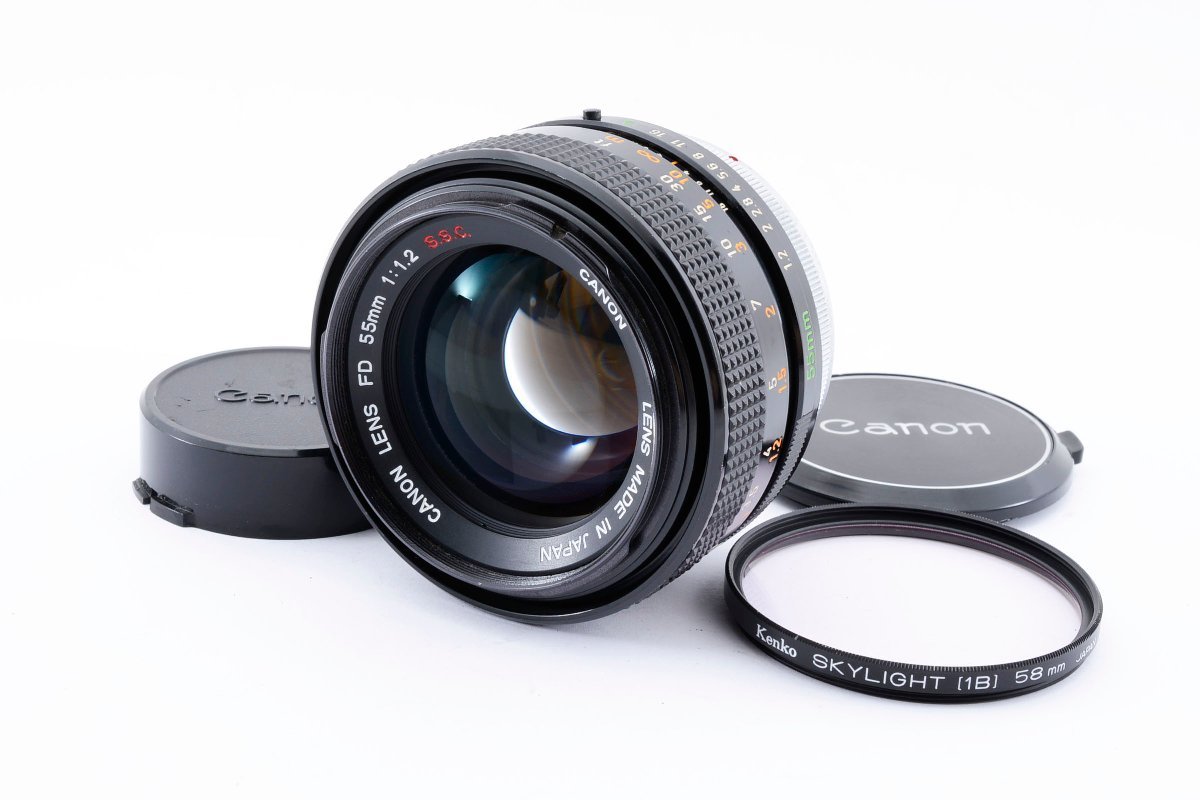 GINGER掲載商品】 55mm FD Canon 【A良品】キャノン f/1.2 試写・動作