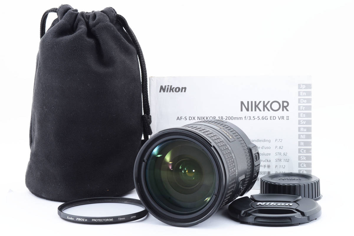 ☆良品☆ ニコン Nikon AF-S DX Nikkor 18-200mm F3.5-5.6G ED VR Ⅱ