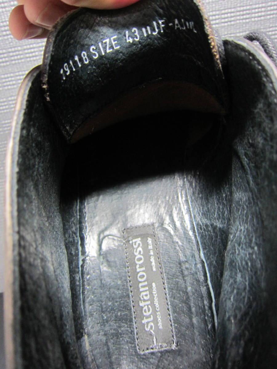 stefanorossi ステファノロッシ　メンズ　ビジネスシューズ　革靴　27.5cm　黒　J2310A_画像7