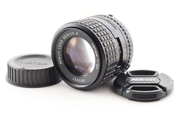 ★超美品　動作確認済★ NIKON ニコン　AI-S SERIES E 100mm f2.8　マニュアルフォーカス　レンズ　防湿庫管理 N#Y978_画像1