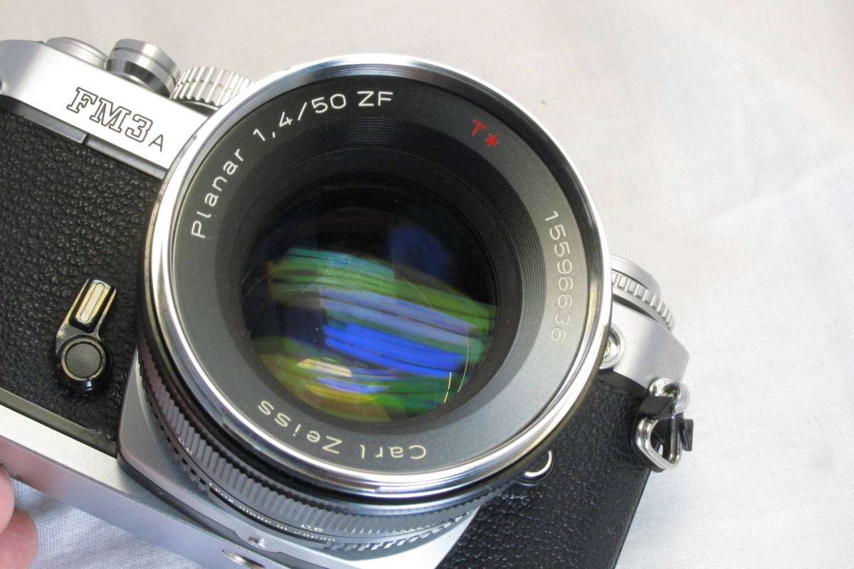 人気 Nikon FM3A Carl Zeiss Planar 1:1.4 50mm ZE 付き マニュアルニコン _画像6