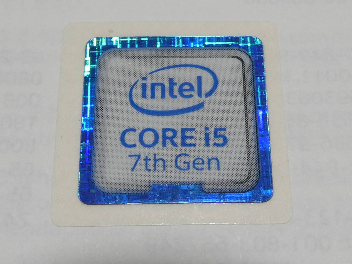 intel CPU Core i5 ロゴエンブレム ステッカー ロゴラベル intel CPU Core i5 ロゴエンブレム ステッカー ロゴラベル
