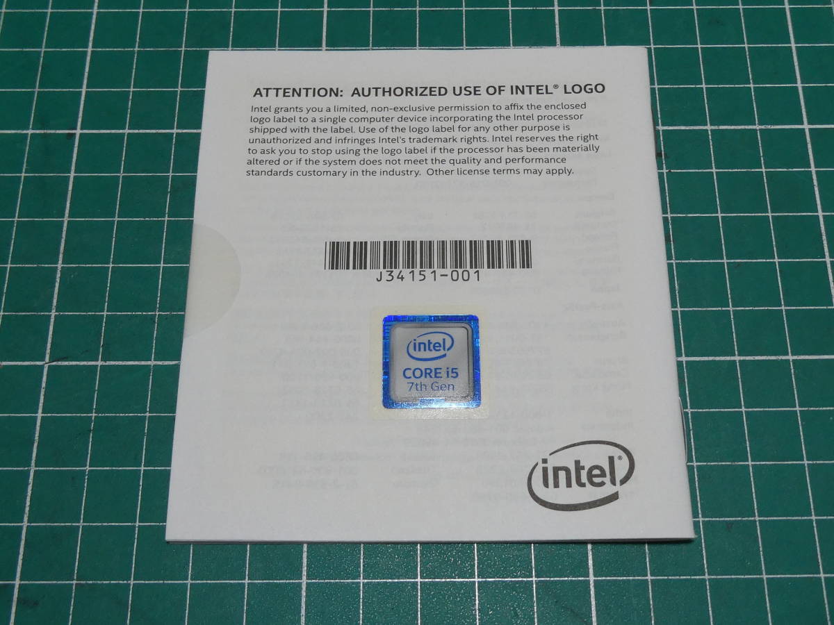 intel CPU Core i5 ロゴエンブレム ステッカー ロゴラベル intel CPU Core i5 ロゴエンブレム ステッカー ロゴラベル