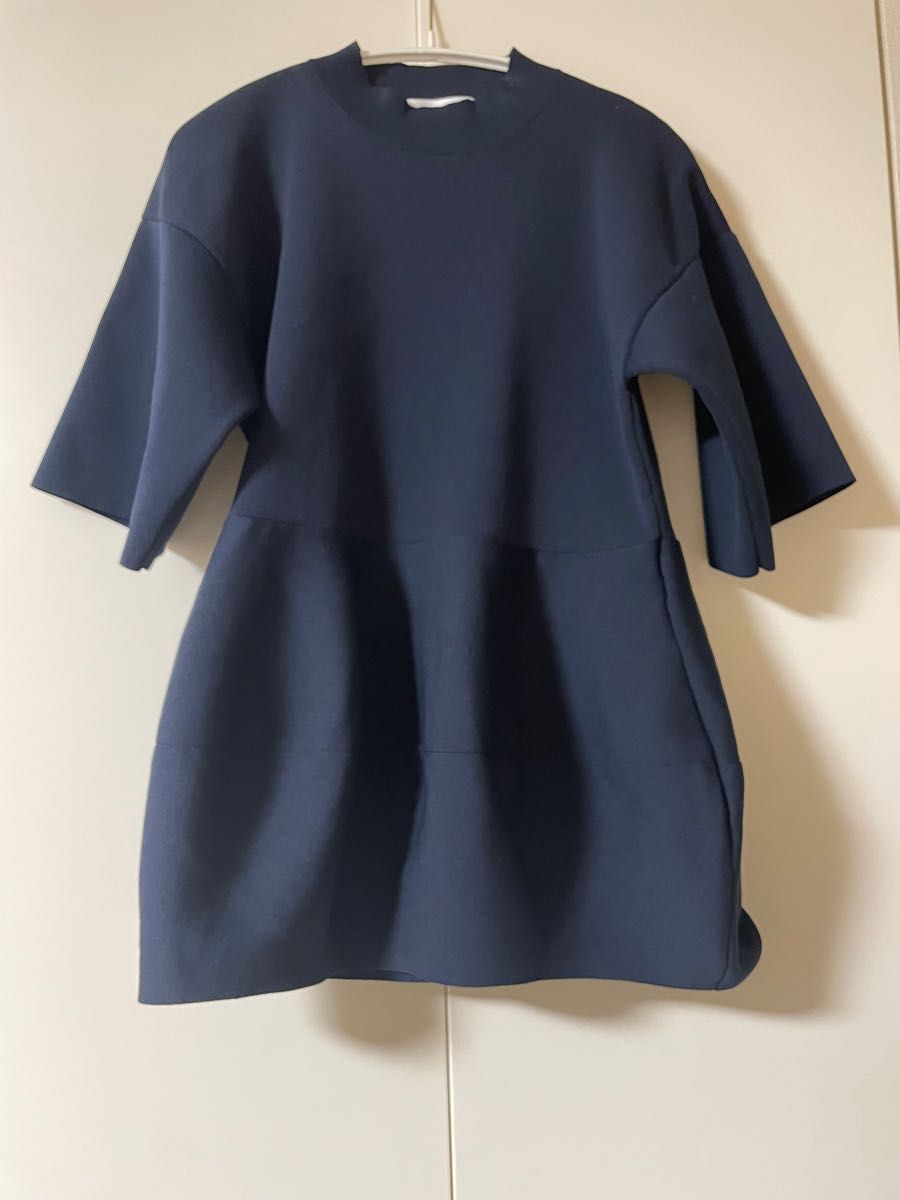 ENFOLD エンフォルド SOLID-PEPLUM PULLOVER