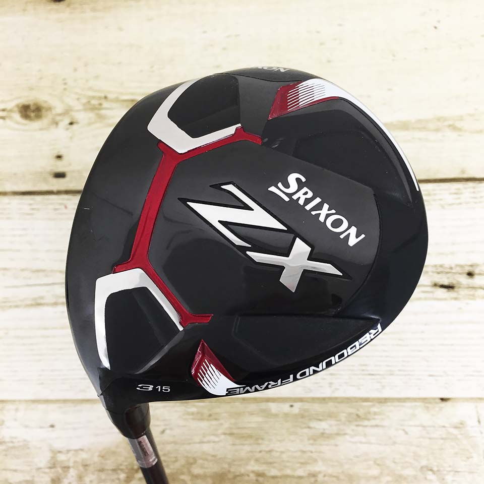 (中古)(レフティ)ダンロップ SRIXON ZX フェアウェイウッド 3W 15° SRフレックス ヘッドカバーあり Diamana ZX50 左利き用 Cランク_画像1