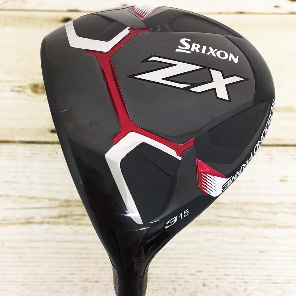 (中古)(レフティ)ダンロップ SRIXON ZX フェアウェイウッド 3W 15° SRフレックス ヘッドカバーあり Diamana ZX50 左利き用 Cランク_画像2