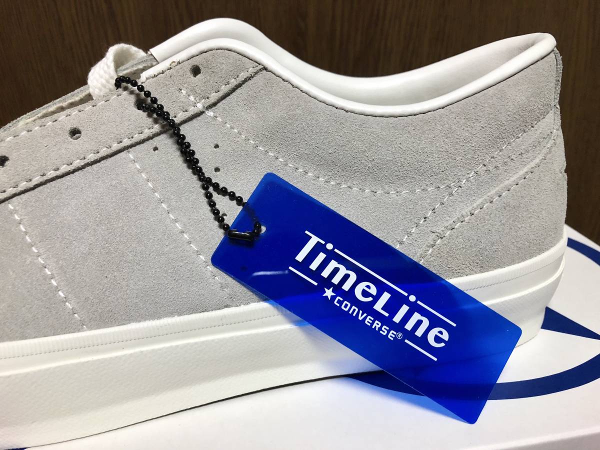 熱販売 SUEDE HS VTG J STAR ONE CONVERSE 18年製 TIMELINE 27.0cm 灰