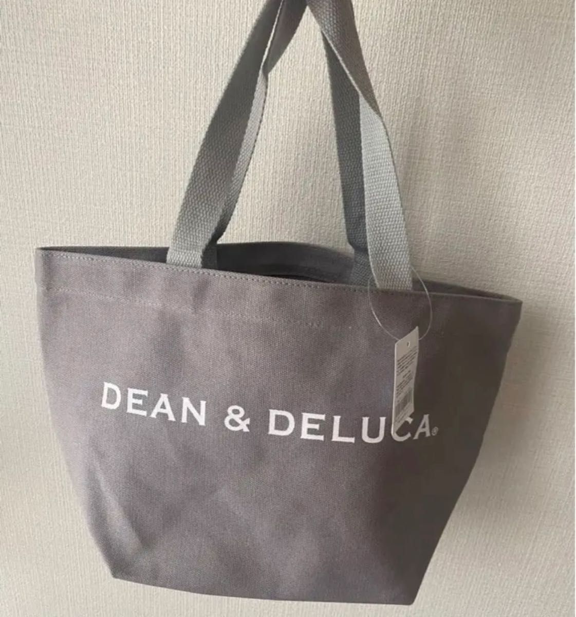 DEAN&DELUCA ディーンアンドデルーカトートバッグダークグレーS