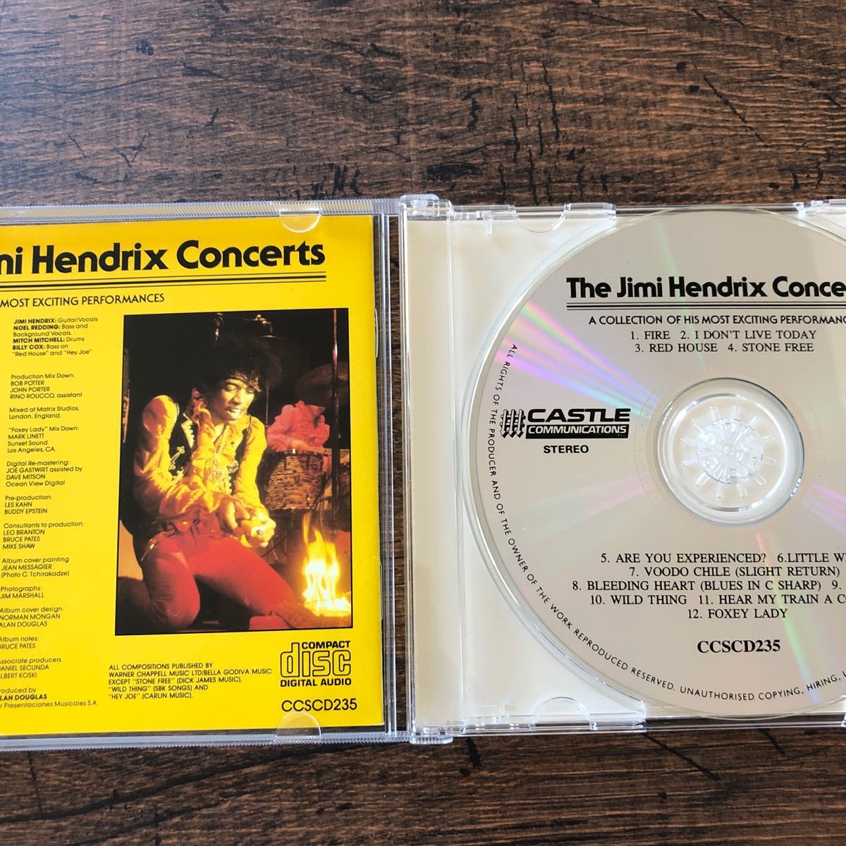 最終セール★ジミ・ヘンドリックス/炎のライヴ!! '68〜'70/Jimi Hendrix/Concerts/A Collection Of His Most Exciting Performances/輸入CD