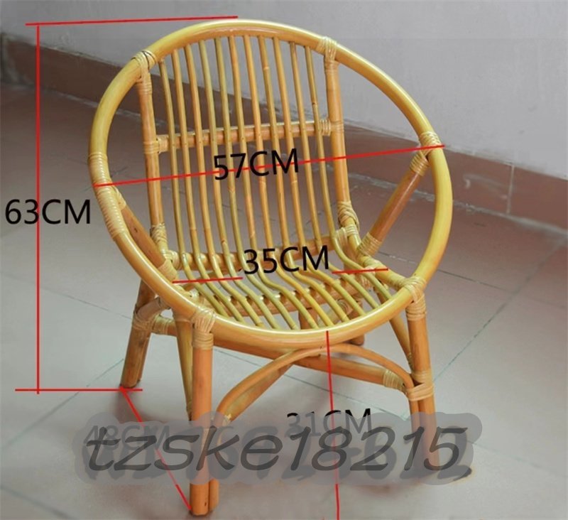 高品質 天然素材 おしゃれ 背もたれチェア 手作り籐編椅子 アームチェア ラタン家具 ラタンチェア ラタン椅子 籐製イス 籐椅子