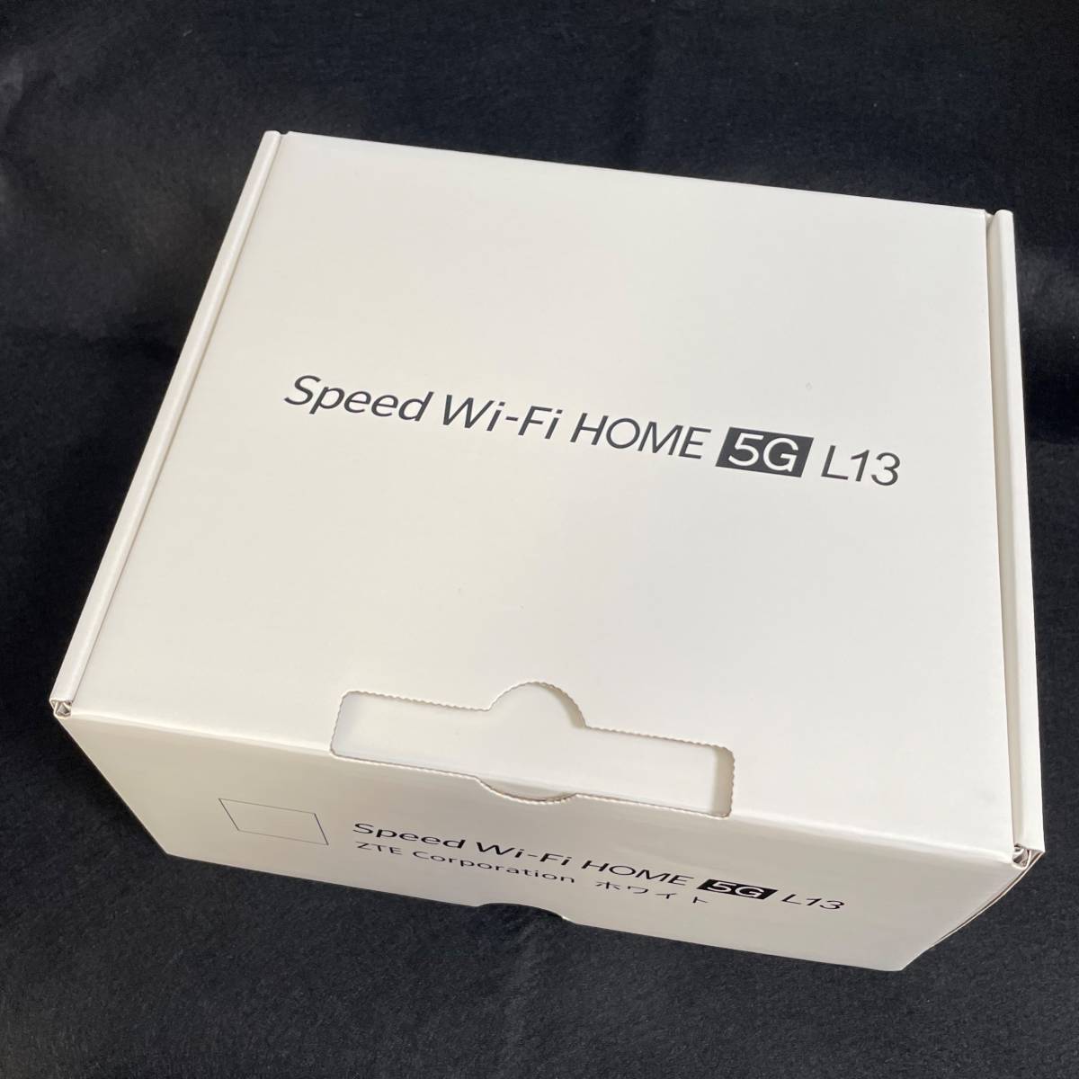 【新品/未使用】Speed Wi-Fi HOME 5G L13［ZTR02SWA］ホワイト au☆ホームルーター　100612