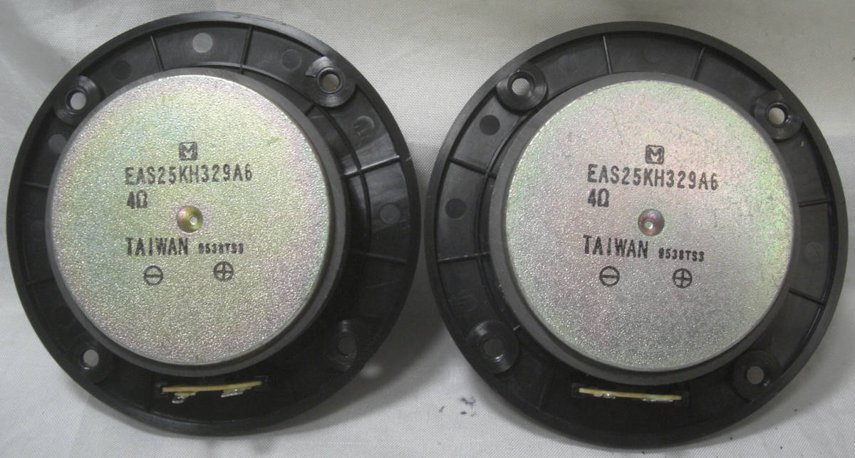 ♪♪PANASONIC/EAS25KH329A6::25mmドームツィーター2個組ビンテージ中古完動品R050729♪♪_画像3