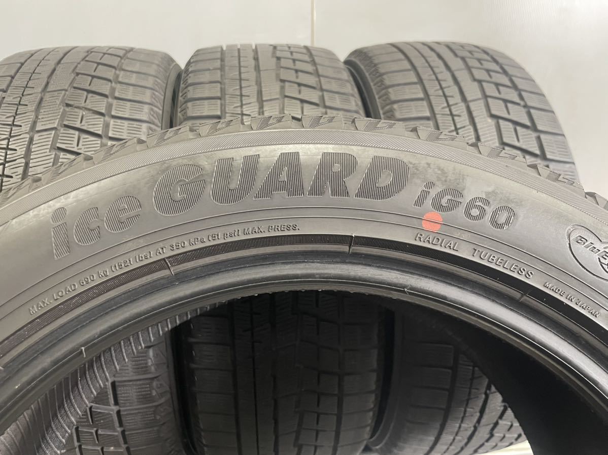 225/50R18(95Q)[商品番号6836] ヨコハマ ice GUARD iG60 2020年製 4本セット 225/50/18_画像9