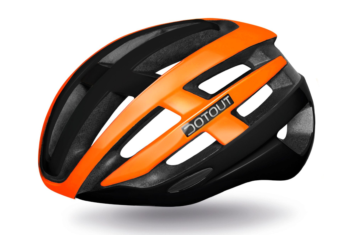 DOTOUT　TARGAヘルメット　マットブラック/オレンジフルオ　XS/M(54-58)　新品未使用