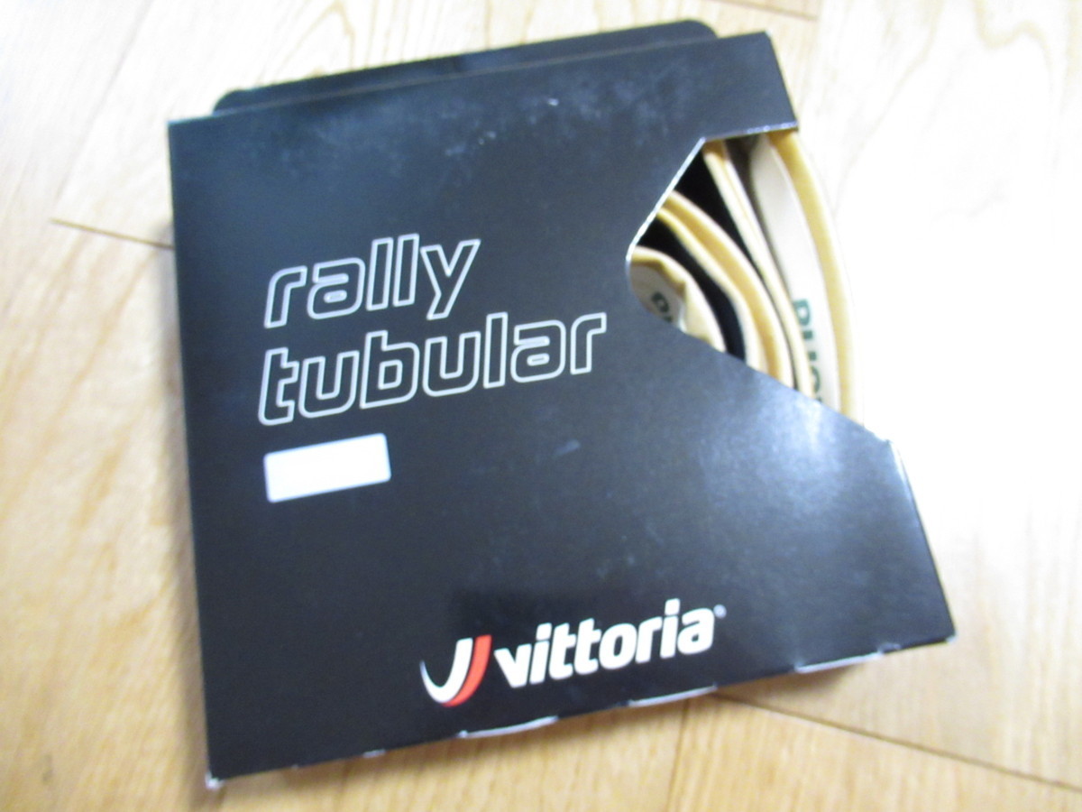 Vittoria 　Rally　Tubular　23-28（幅23mm）　 310g　　 skin*blk　　 新品未使用_画像1