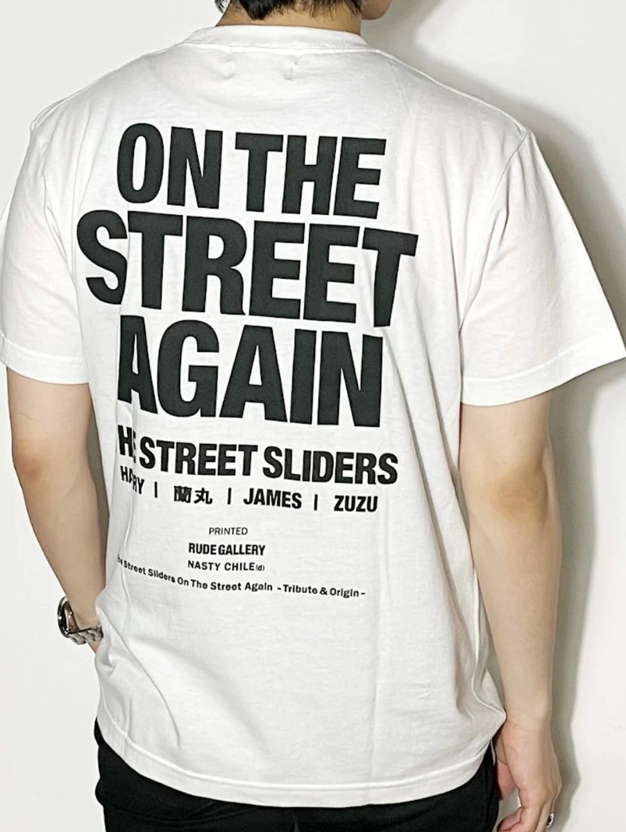 RUDE GALLERY THE STREET SLIDERS T-shirt white М Rude Gallery Street slider z white 