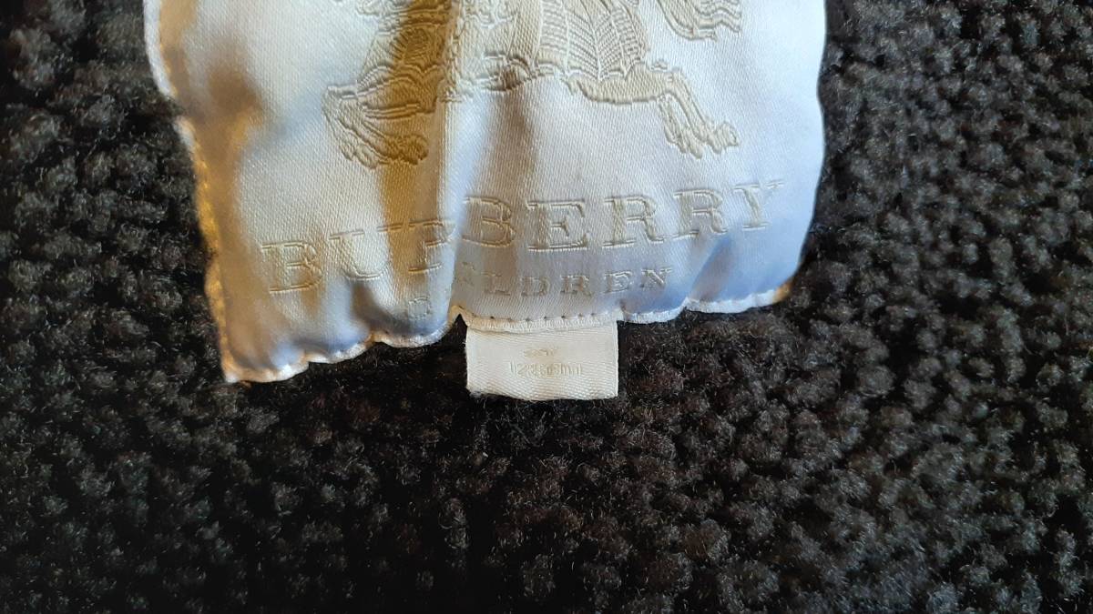 BURBERRY CHILDREN バーバリーチルドレン モッズコート ボアコート 128cm
