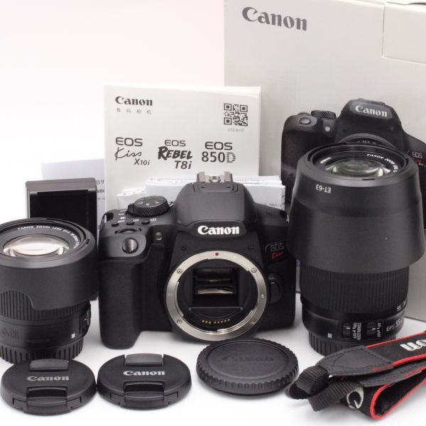 超特価激安 【極上品】 Canon Kiss X10i ダブルズームキット #2185