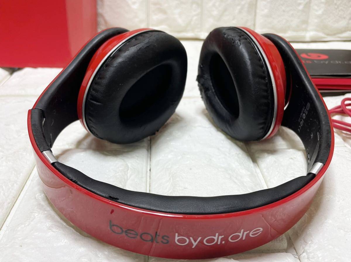 Beats by Dr.Dre Beats Pro オーバーイヤー ヘッドフォン MONSTER PB00804 レッド ノイズキャンセリングヘッドフォン ビーツ 2点 B9_画像9